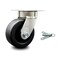Service Caster 5 Inch Kingpinless Polyolefin Wheel Swivel Caster with Swivel Lock SCC SCC-KP30S520-POR-BSL - alternate 1